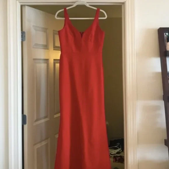 jill jill stuart red dress Red Ink Shoulder Dress
